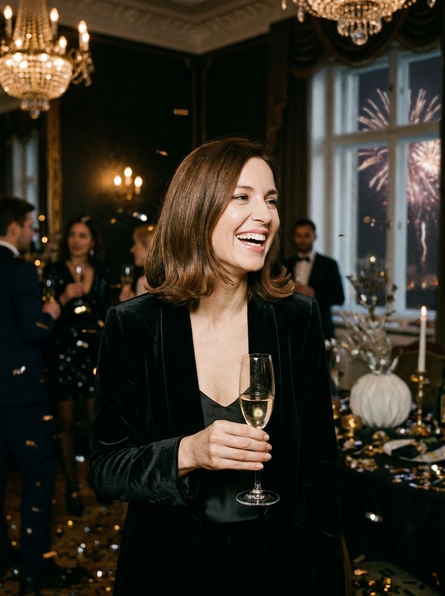 Strukturierter Bob mit Flipped Ends - Silvester Frisuren mittellang
